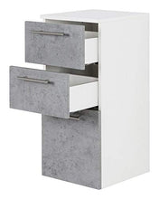 Set di mobili da bagno SANTINI 75 (4 pezzi) grigio cemento