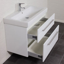 Mobile bagno con lavabo Geberit Icon 90cm Noce