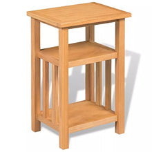 EBTOOLS - Comodino per divano, 3 livelli, tavolo da comodino, consolle in legno, per corridoio, soggiorno, camera, ufficio, 35 x 27 x 55 cm