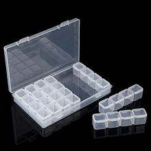 Eastbuy - Organizer per Pillole, in plastica Trasparente, 28 Scomparti, Regolabile, per Pillole e medicinali