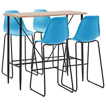 Set da Bar 5 pz in Plastica Blu