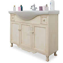 Shop Chic Base mobile bagno con lavabo 105 cm in legno pastello classico moderno