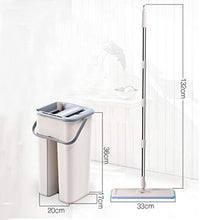 SSAYY Spray Mop Magic Mops Cleaning Mops Mop A Mano Libera con Pavimenti A Secchio Spremere Mop Piatto con Acqua Detergente per Pavimenti per Cucina Domestica