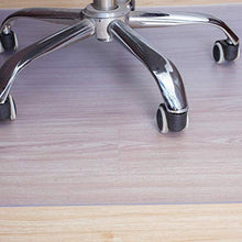 EUUHJK Tappetino Trasparente per sedie, per Pavimenti duri, Antiscivolo, Rettangolare, Spessore Robusto, Antiscivolo e ad Alta Resistenza agli Urti (Color : Matte-2.0mm, Size : 90 * 120cm)