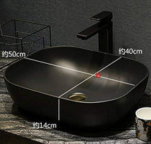Jgophu - Lavabo in ceramica per bagno in stile europeo