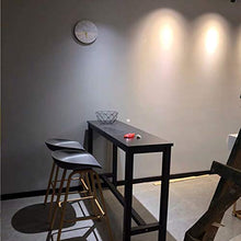 N/A Set di 2 sgabelli da Bar Moderni e Confortevoli Senza braccioli Sgabello da Bar Sedia Sgabello da Cucina per la casa e la Cucina (Nero)
