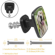 4 PCS Pomelli per Porta,Pomolo per Mobile,Pomelli per Mobili con Viti,Maniglia per Armadietto,Pomelli per Porta,Pomelli per Cassetti per Porta,Armadio,Cassetto e Credenza,cane animale