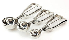SaySure - 3 PCS Stainless Steel Ice Cream Scoop Spoon Melon