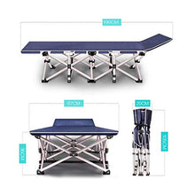 DGHJK Letto Pieghevole Letto da Pranzo Ufficio Singolo Semplice Lettino da Marcia Outdoor Portatile Portatile e Leggero, Installazione Gratuita
