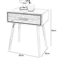 Comodino Creativo Domestica di Legno Solido Camera Mini Storage Box Camera Storage Box Studio 42X35X54cm all'Ingrosso FANJIANI (Color : White)