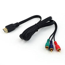 SaySure - 1Pcs HDMI To 3RCA 3-RCA Video Component Connection
