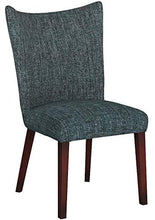 Marchio Amazon - Rivet, sedie ricurve da sala da pranzo modello Tina, stile moderno, 92 cm, 2 sedie, colore blu navy