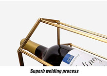 MFLASMF Nordic Free Standing 6 Bottles Wine Display Rack Countertop Living Room Wine Holder Storage Stand Portable Modern Minimalist Design for Wine Lovers