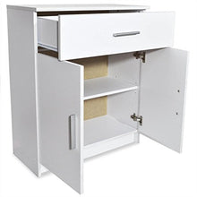 Credenza in Truciolato 71x35x88 cm Bianca