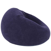 SANON Poltrona Singola Gonfiabile Ultra Morbida per Divano per Dormitorio da Viaggio da Campeggio All'aperto Blu 110X110x80cm/ 43. 3X43. 3X31. 5 Pollici