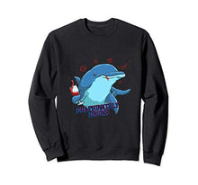 Dolphinitely Drunk Funny Dolphin Wine Art For Dolphin Lover Felpa