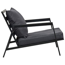 vidaXL Set Divani da Giardino 5 pz con Cuscini Alluminio Grigio Scuro