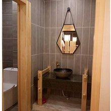 Chenbz Specchio per Il Trucco Semplice Esagonale, Muro per Il Bagno Specchio Creativo Specchio da Bagno Specchio da Bagno a Muro Specchio da Parete