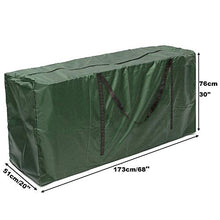 Silvotek Borsa per Cuscino da Esterno - Borse di stoccaggio per Esterni 210D durevoli, Borsa da Campeggio con Cuscino per Giardino con Cerniere e Grande capacità 173cm x 76 cm x 51 cm