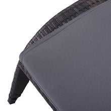 Outsunny Cuscino per Sdraio Lettino Prendisole da Giardino 198x53x5cm Grigio