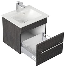 Mobile bagno con lavabo Villeroy & Boch Venticello 50cm antracite venato