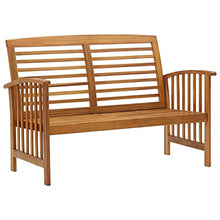 vidaXL Panchina da Giardino 119 cm in Legno Massello d'Acacia