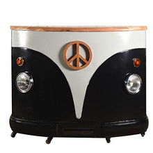 Vidal Regalos Mobile bar Furgoneta Hippy metallo e legno 155 cm