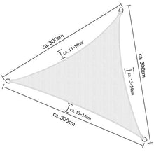 Sol Royal Tenda a Vela Traspirante 300x300x300 cm SolVision HS9 - Protezione Triangolare Parasole e Anti UV - Bianco