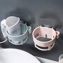 U-A Porta asciugacapelli da 2 Pezzi con Ventosa, Supporto a Parete in plastica per Bagno, Salone di Bellezza/Supporto per asciugacapelli Autoadesivo per Uso Domestico