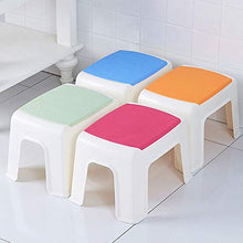 Plastic Sgabello bambini, a strati Panchina, Household moderno semplice Moda Tavolo Sgabello, Bagno Sgabello (Color : Blue)