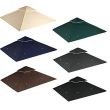 fregarten.de - Tetto di ricambio per gazebo 3 x 3 m, impermeabile, materiale: PVC Panama Soft 370 g/m² extra forte, modello 6