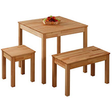 Krok Wood Panca Tomas in Legno di Faggio 70x35x45 cm