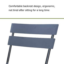 Prodotti Tavolino e Sedia da Esterno in 2 Pezzi per terrazza, Set di mobili da Giardino in Ferro, Tavolo Rotondo e Sedia con Schienale, per Villa/Balcone/Prato/Pub