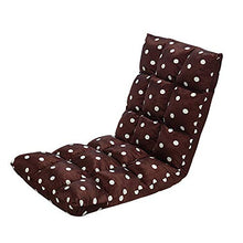 Laishutin Divano Poltrone Imbottite Pieghevoli Imbottite Pieghevoli Imbottite in Cotone per Soggiorno e Ufficio (Color : Brown, Size : 110 * 52 * 13cm)