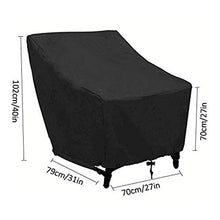 Coprisedili per mobili da Giardino Coprivaso Impermeabile da Esterno, Copridivano componibile per Giardino Resistente, Copertura Resistente agli UV, 700x79x102cm