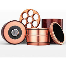 SCDZS Portatile da Viaggio in Pelle Cigar Humidor - Wearable e sigillabile Portable Desktop Cedar Legno ricoperto Humidor