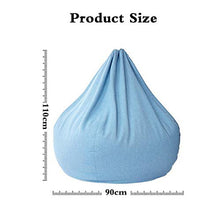 WANGLXCH Morbido Pouf per Adulti, Impermeabile, per Interni ed Esterni, con Cerniera, Ideale per Sedia da Gioco e Sedia da Giardino Sedia, Brown