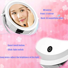 LLG Household Items& Specchio for Il Trucco, Smart Desktop LED Fill Light può Essere lanciato HD Desktop Cosmetic Mirror R09