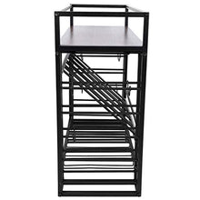 Cikonielf - Scaffale per vino da parete, design industriale, con ripiano per vino, 79 x 30 x 66 cm