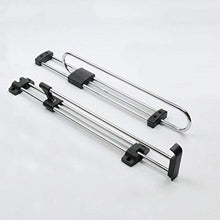 WTMLK - Appendiabiti a scomparsa, con asta retrattile, 25/30/35/40/45/50 cm, ideale per armadio