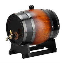 Omabeta Botte di Vino Vintage Squisito Contenitore per Vino da 3 Litri per Whisky per caffetteria