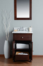 RUBEZA 600mm Didim Bagno Vanity Set Bianco Italiano Carrara Top