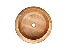 Lavabo in legno massiccio