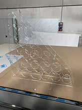 Portabottiglie di vino in plexiglass - 21 bottiglie