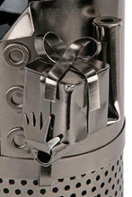 Brubaker- Porta bottiglia con scultura in metallo, ideale come regalo.