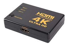 SaySure - Mini 3 Port HDMI Switch 3x1 HDMI Switcher 3 Input 1 Output