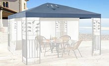 Quick-Star - Tetto di Ricambio per Gazebo, 3 x 3 m, Colore: Grigio