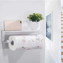 Delaspe - Porta fazzoletti senza fori, con mensola, adatto per cucina, bagno, hotel
