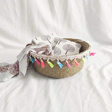 winnerruby - Cesto per la Biancheria, Realizzato a Mano, Tessuto di alghe, per Biancheria, Picnic, Vaso di Fiori e Borsa da Spiaggia, S/M/L 220 X 220 X 200 Mm