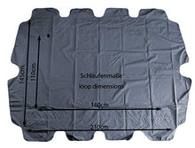 QUICK STAR - Copertura di Ricambio Universale per Dondolo a 3 posti, Grigio 145x210cm
